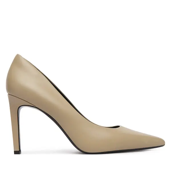 Calvin Klein Štikle Calvin Klein Ess Stiletto 90 HW0HW02608 Bež