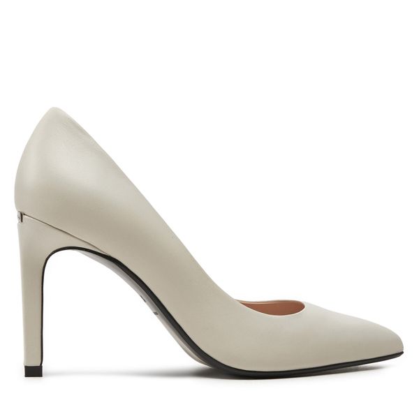 Calvin Klein Štikle Calvin Klein Heel Pump 90 Lth HW0HW02110 Écru