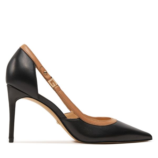 Guess Štikle Guess Ricky FLTRCK LEA08 Crna