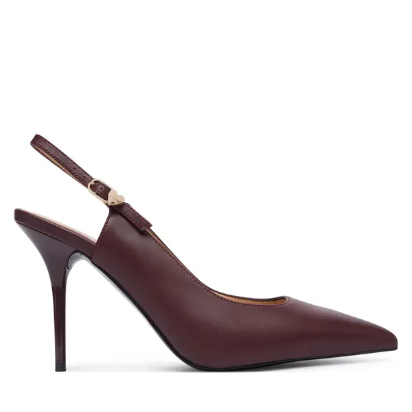 Love Moschino Štikle LOVE MOSCHINO JA10149G1PIA0552 Tamnocrvena