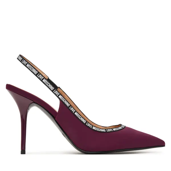 Love Moschino Štikle LOVE MOSCHINO JA10429G1PIM0552 Tamnocrvena