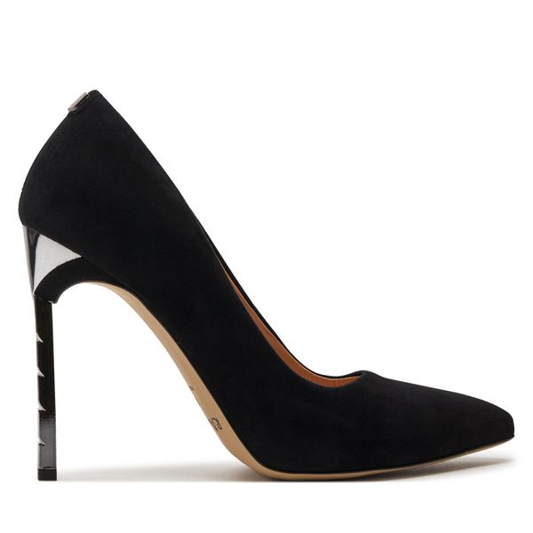 R.Polański Štikle R.Polański 0808 Czarny Zamsz