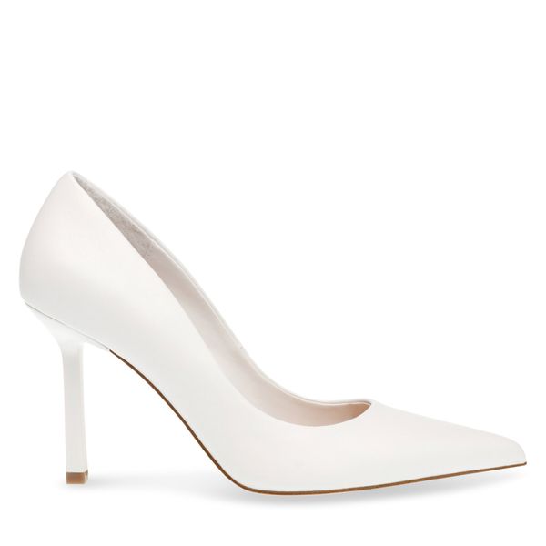 Steve Madden Štikle Steve Madden Classie Pump SM11002907-03001-107 White Leather