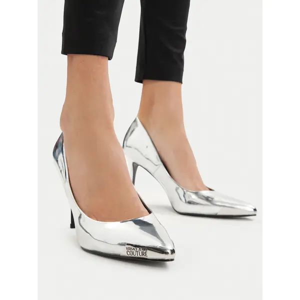 Versace Jeans Couture Štikle Versace Jeans Couture 80VA3S50 ZS406 900 Srebrna