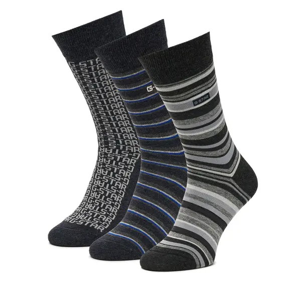 G-Star Raw Stopalice G-Star Raw AS_G-STAR_W_047_SS25 (3-PACK) Crna