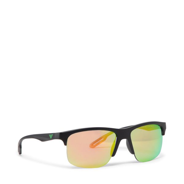 Emporio Armani Sunčane naočale Emporio Armani 0EA4188U 50013R Matte Black/Grey Mirror Green