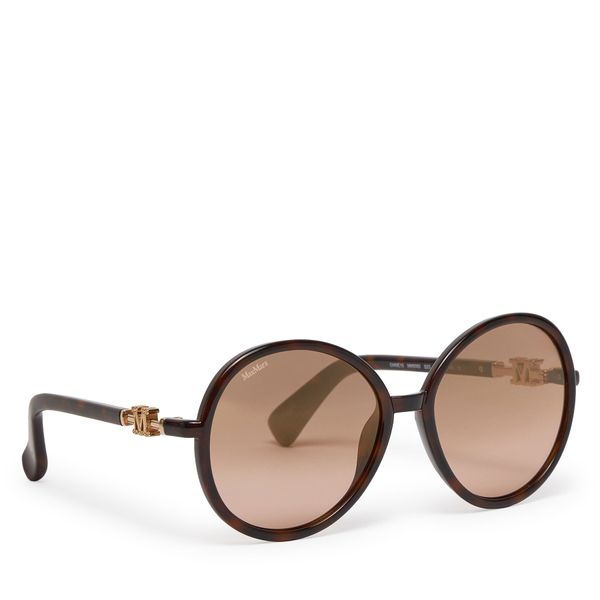 Max Mara Sunčane naočale Max Mara MM0065 Shiny Black / Gradient Smoke