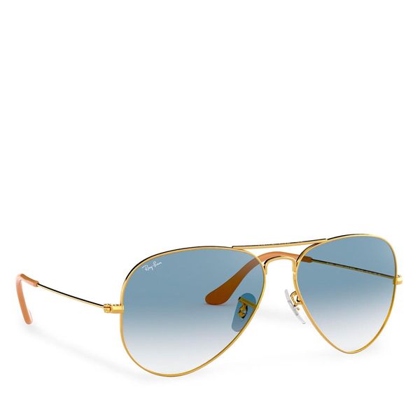 Ray-Ban Sunčane naočale Ray-Ban Aviator Large Metal 0RB3025 001/3F Gold/Light Blue Gradient