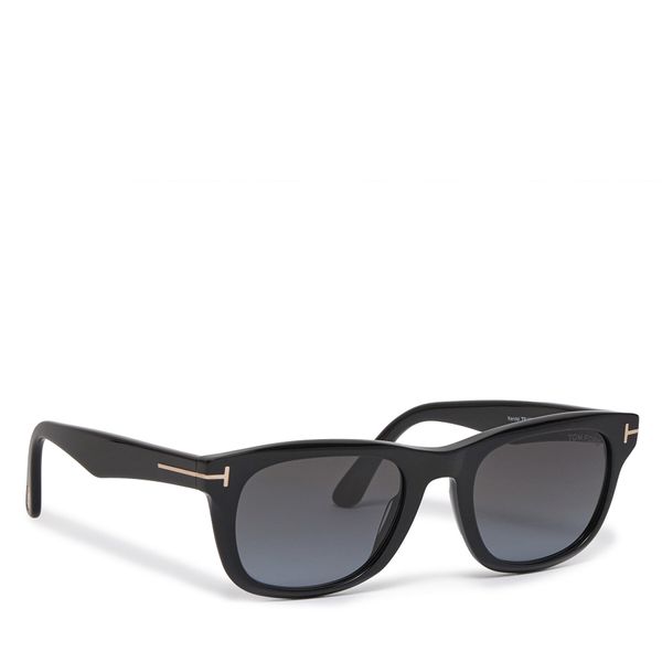 Tom Ford Sunčane naočale Tom Ford FT1076 Shiny Black /Gradient Smoke 01B