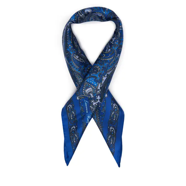 Lauren Ralph Lauren Svilena marama LAUREN RALPH LAUREN Paisley Sandwashed 454P09786001 Plava