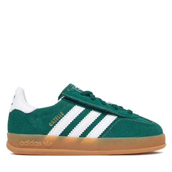 Adidas Tenisice adidas Gazelle Indoor Comfort Closure Elastic Lace IH9130 Zelena