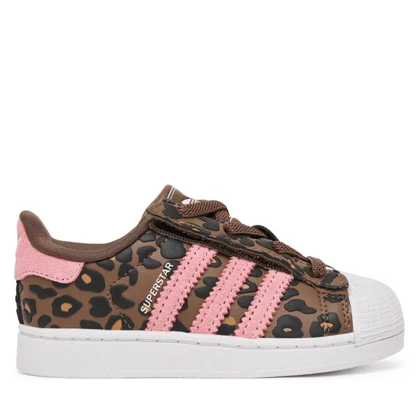 Adidas Tenisice adidas Superstar II Comfort Closure Elastic Lace KK2125 Smeđa