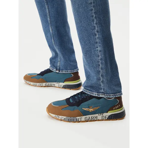 aeronautica militare Tenisice Aeronautica Militare 261SC0276UCT04327 Smeđa