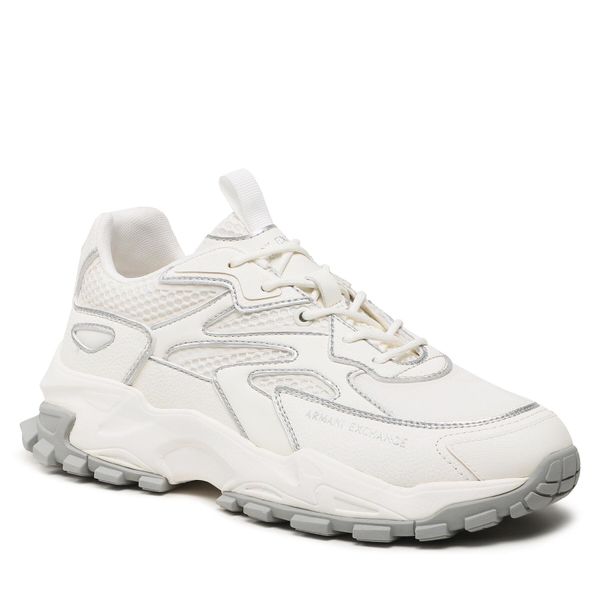 Armani Exchange Tenisice Armani Exchange XUX159 XV642 S137 Off White/Silver