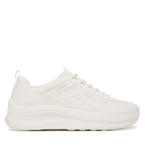 Calvin Klein Tenisice Calvin Klein Andrea - Chunky Ck Stripe Runner Trainers HM0HM02158 Bijela