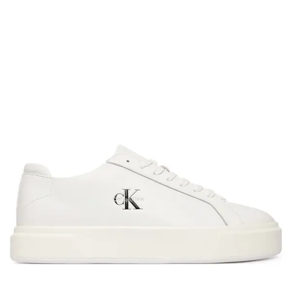 Calvin Klein Tenisice Calvin Klein Basket Cupsole Laceup Lth Ml YM0YM01460 Bijela