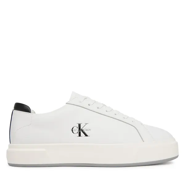 Calvin Klein Tenisice Calvin Klein Basket Cupsole Laceup Lth Ml YM0YM01460 Bijela