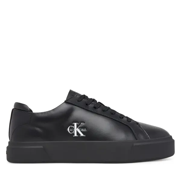 Calvin Klein Tenisice Calvin Klein Basket Cupsole Laceup Lth Ml YM0YM01460 Crna