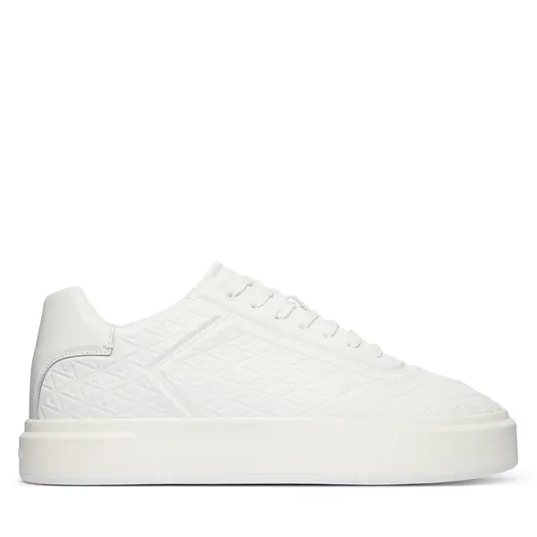 Calvin Klein Tenisice Calvin Klein Beasket Cup Oxf Lup Hf Aop Lth HM0HM02132 Bijela