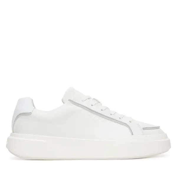 Calvin Klein Tenisice Calvin Klein Chunky Cupsole Lace Up Lth Pinch YM0YM01454 Bijela