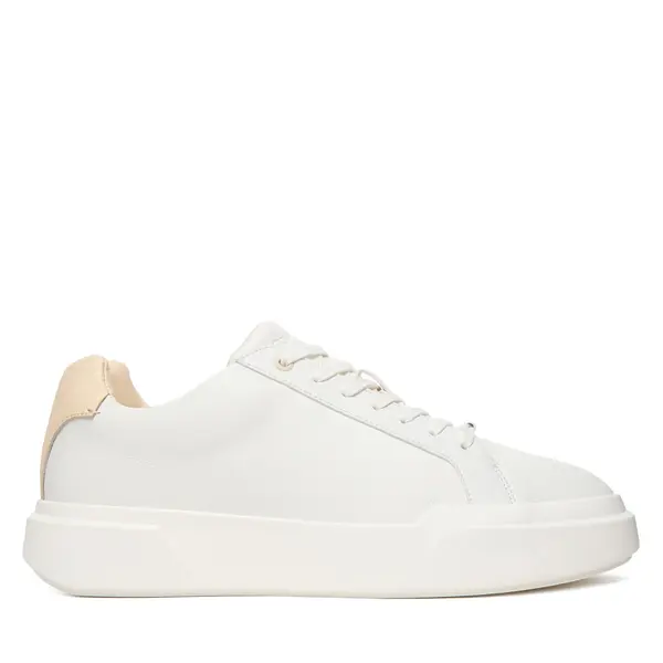 Calvin Klein Tenisice Calvin Klein Chunky Cupsole Laceup Clean Lth HM0HM02239 Bijela