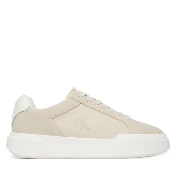Calvin Klein Tenisice Calvin Klein Chunky Cupsole Laceup Cv Mix HM0HM02238 Bež