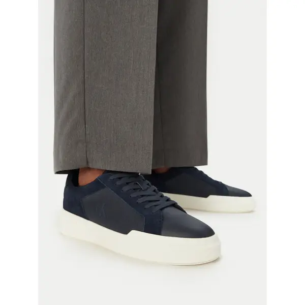 Calvin Klein Tenisice Calvin Klein Chunky Cupsole Laceup Cv Mix HM0HM02238 Tamnoplava