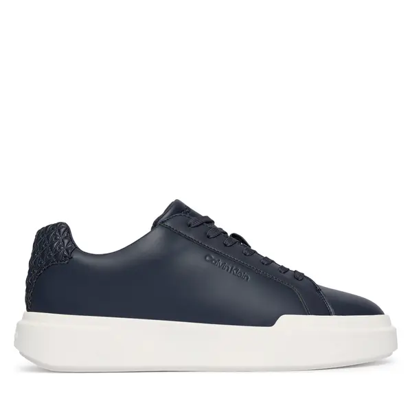 Calvin Klein Tenisice Calvin Klein Chunky Cupsole Laceup Lth Bt Aop HM0HM02070 Tamnoplava