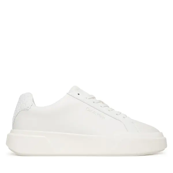 Calvin Klein Tenisice Calvin Klein Chunky Cupsole Laceup Lth Bt Aop YW0YW02036 Bijela