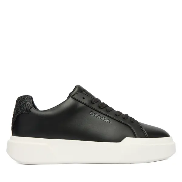 Calvin Klein Tenisice Calvin Klein Chunky Cupsole Laceup Lth Bt Aop YW0YW02036 Crna