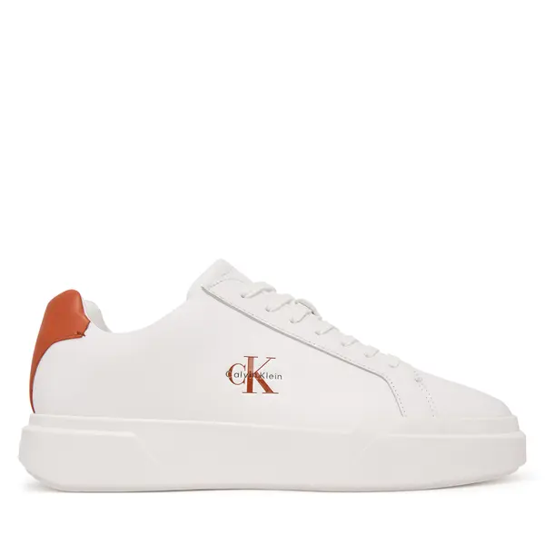 Calvin Klein Tenisice Calvin Klein Chunky Cupsole Laceup Lth YM0YM01344 Bijela