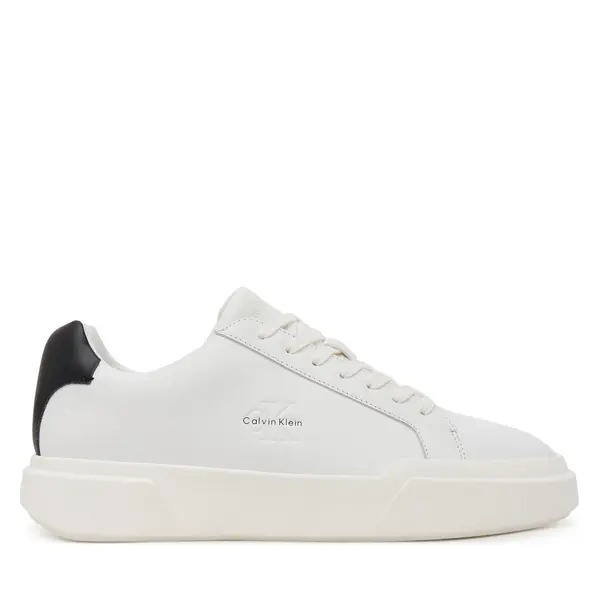 Calvin Klein Tenisice Calvin Klein Chunky Cupsole Laceup Lth YM0YM01344 Bijela