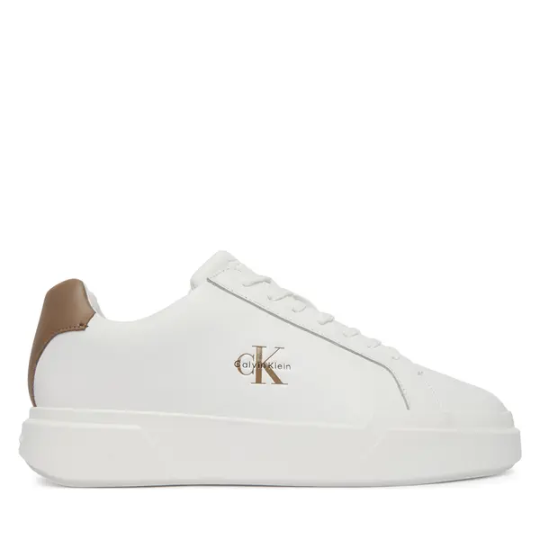 Calvin Klein Tenisice Calvin Klein Chunky Cupsole Laceup Lth YM0YM01344 Bijela