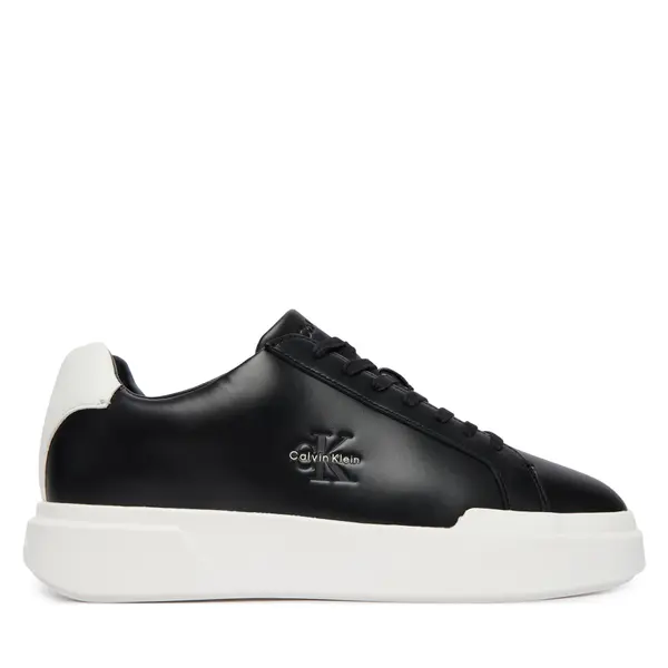 Calvin Klein Tenisice Calvin Klein Chunky Cupsole Laceup Lth YM0YM01344 Crna