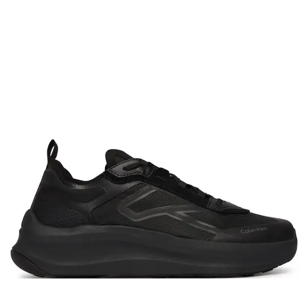 Calvin Klein Tenisice Calvin Klein Chunky Run Laceup Stripe Ny HM0HM02160 Crna