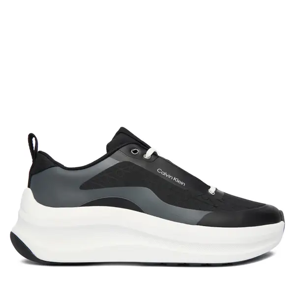 Calvin Klein Tenisice Calvin Klein Chunky Runner Laceup Mix Aop YW0YW02077 Crna