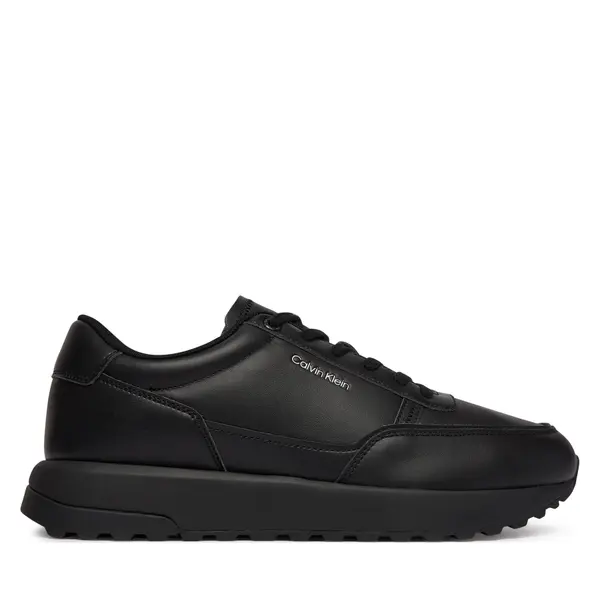Calvin Klein Tenisice Calvin Klein City Runner Laceup Lth HM0HM02146 Crna