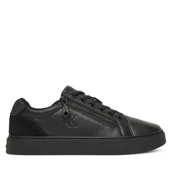 Calvin Klein Tenisice Calvin Klein Classic Cup Laceup Zip Lth YM0YM01437 Crna