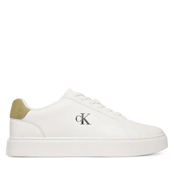 Calvin Klein Tenisice Calvin Klein Classic Cupsole Laceup Lth YM0YM01435 Bijela