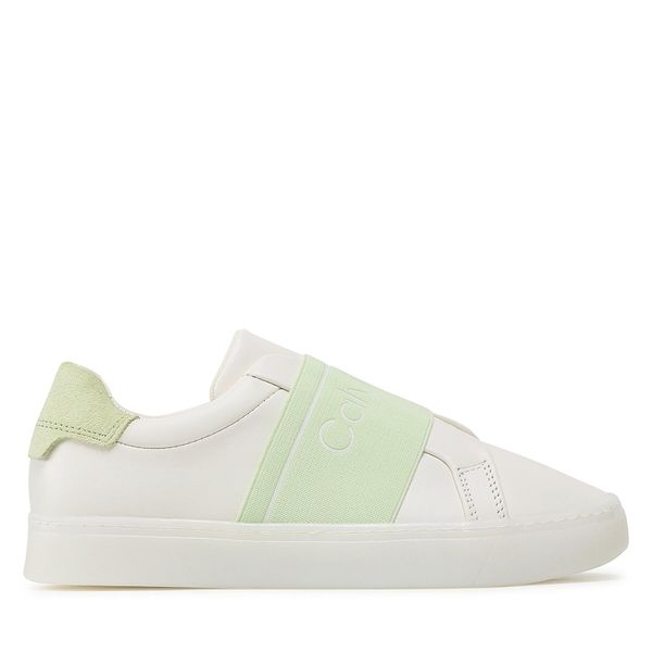 Calvin Klein Tenisice Calvin Klein Clean Cupsole Slip On-He HW0HW01416 Marshmallow/Spirit Green 01U