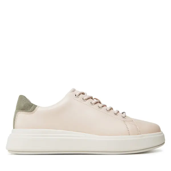 Calvin Klein Tenisice Calvin Klein Cupsole Lace Up Lth HW0HW02540 Bež