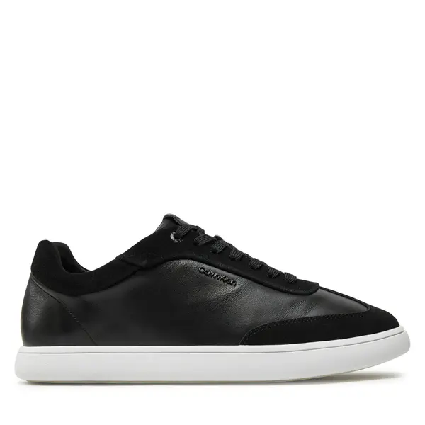 Calvin Klein Tenisice Calvin Klein Cupsole Lace Up - Lth Sue Mix HW0HW02435 Crna