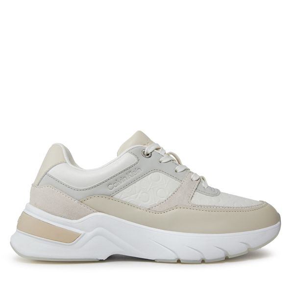 Calvin Klein Tenisice Calvin Klein Elevated Runner HW0HW01869 Dk Ecru/White 0F9