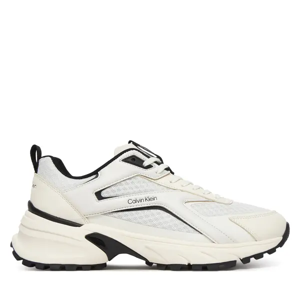 Calvin Klein Tenisice Calvin Klein Hike Run Ckstripe Mesh HW0HW03002 Bijela