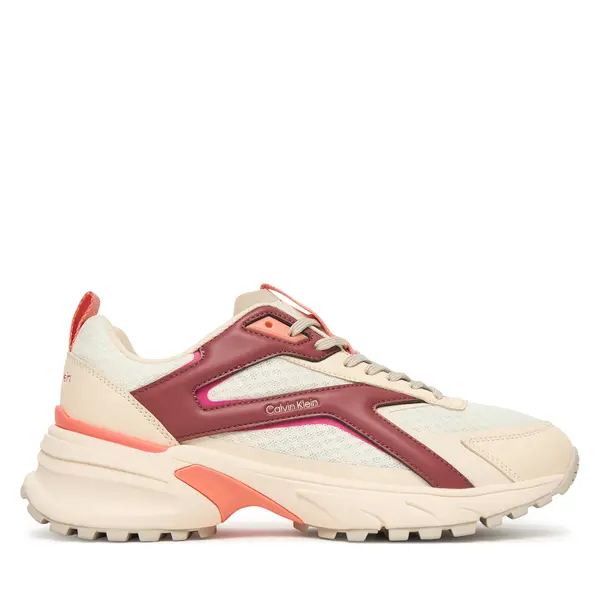 Calvin Klein Tenisice Calvin Klein Hike Run Ckstripe Mesh HW0HW03002 Svijetlo bež