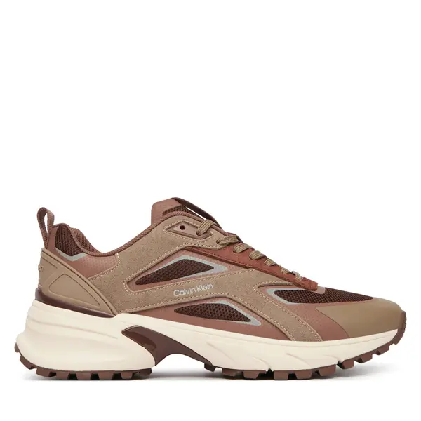 Calvin Klein Tenisice Calvin Klein Hike Runner Ck Stripe Refl Su HW0HW03107 Smeđa
