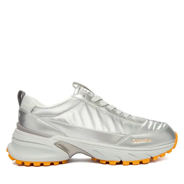 Calvin Klein Tenisice Calvin Klein Hike Runner Lace Up Pearl Ny YW0YW02043 Srebrna