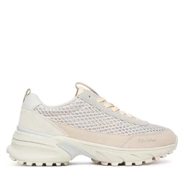 Calvin Klein Tenisice Calvin Klein Hike Runner Lace Up Techmix YW0YW02030 Écru