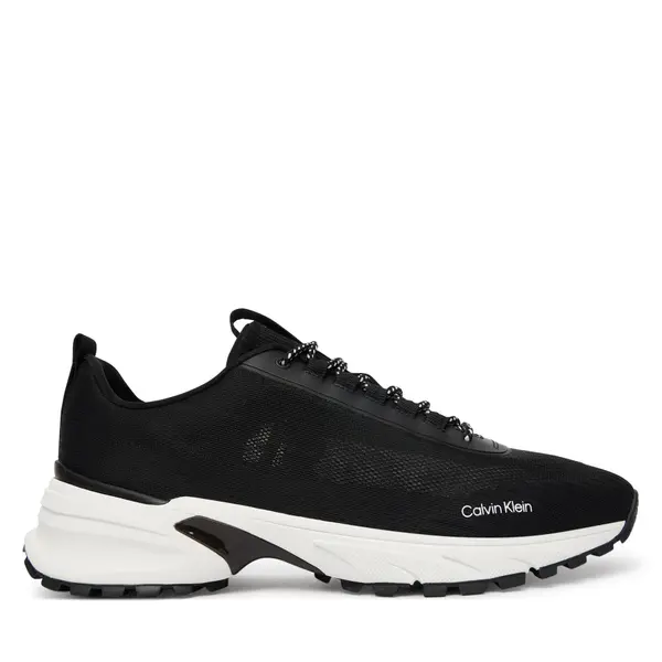 Calvin Klein Tenisice Calvin Klein Hike Runner Laceup Knit HM0HM02151 Crna