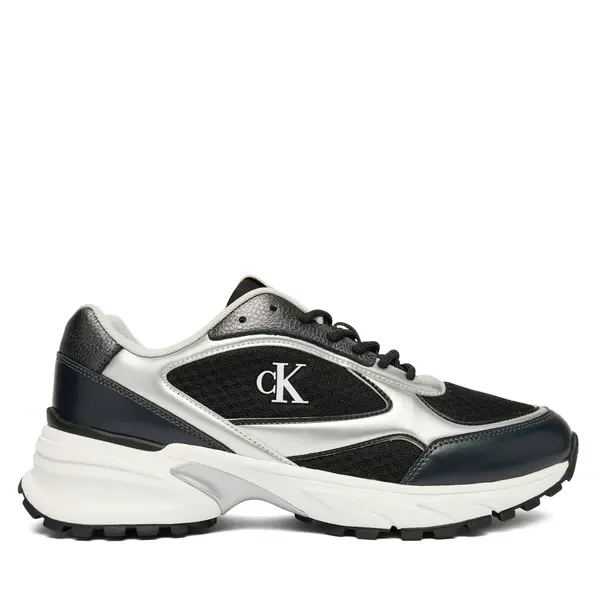 Calvin Klein Tenisice Calvin Klein Hike Runner Laceup Mesh Mix Met YM0YM01402 Crna